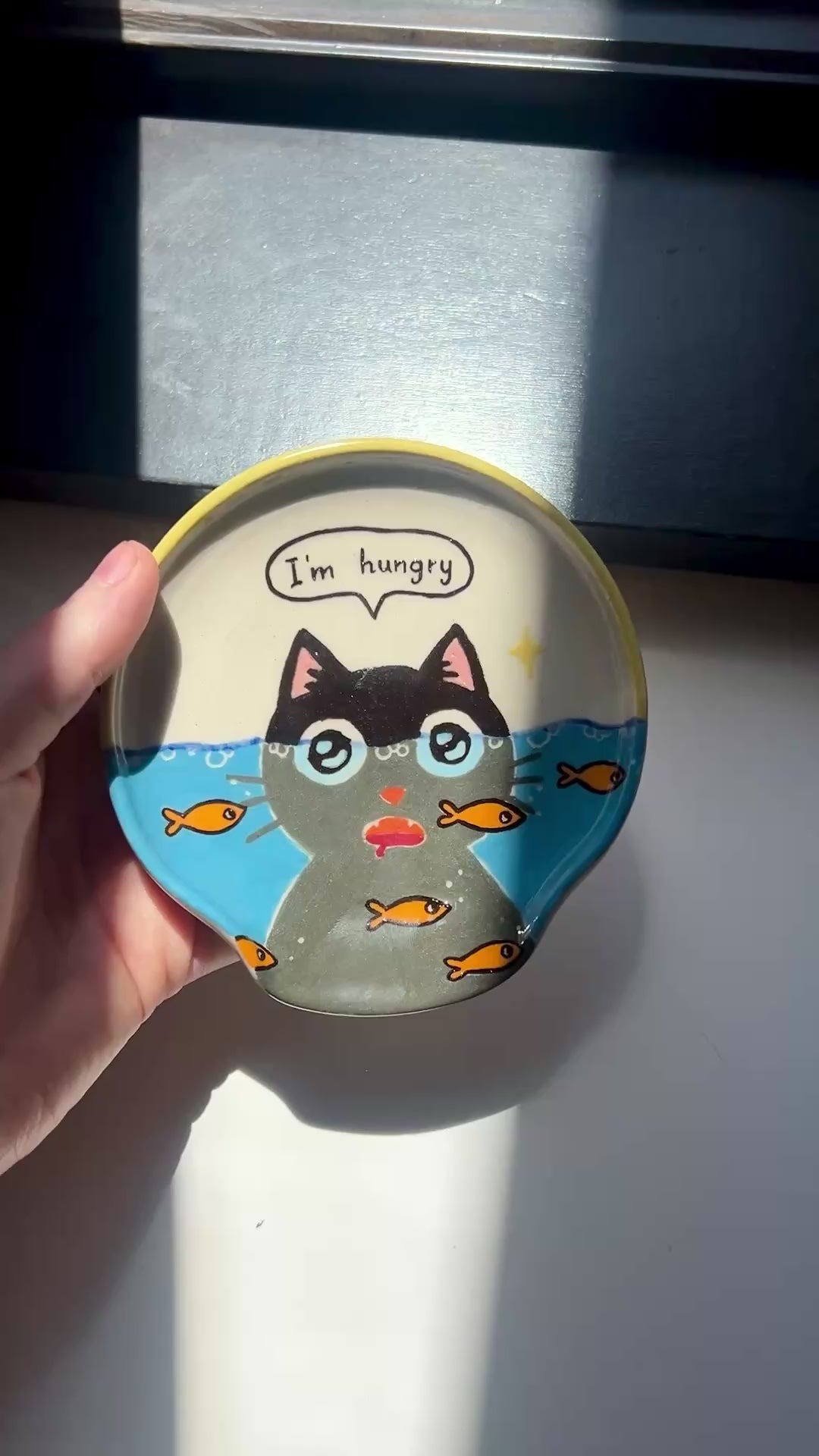 "Im Hungry" Spoon Rest Vid
